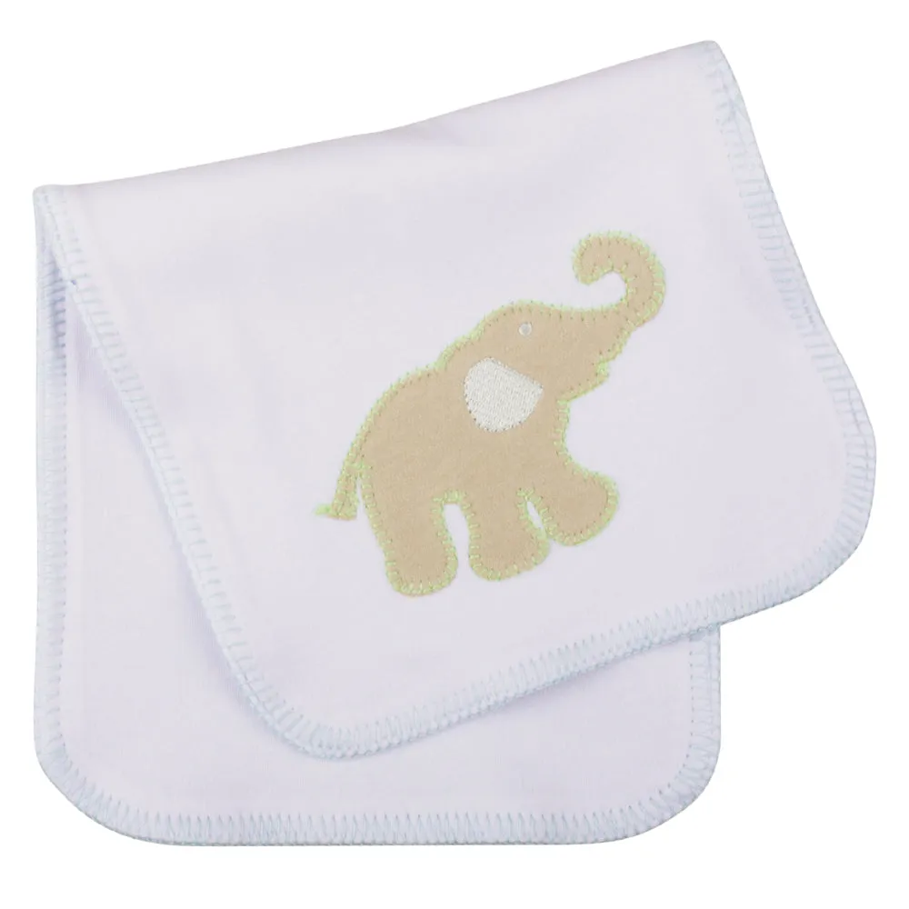 Elephant Stitch Burp Cloth