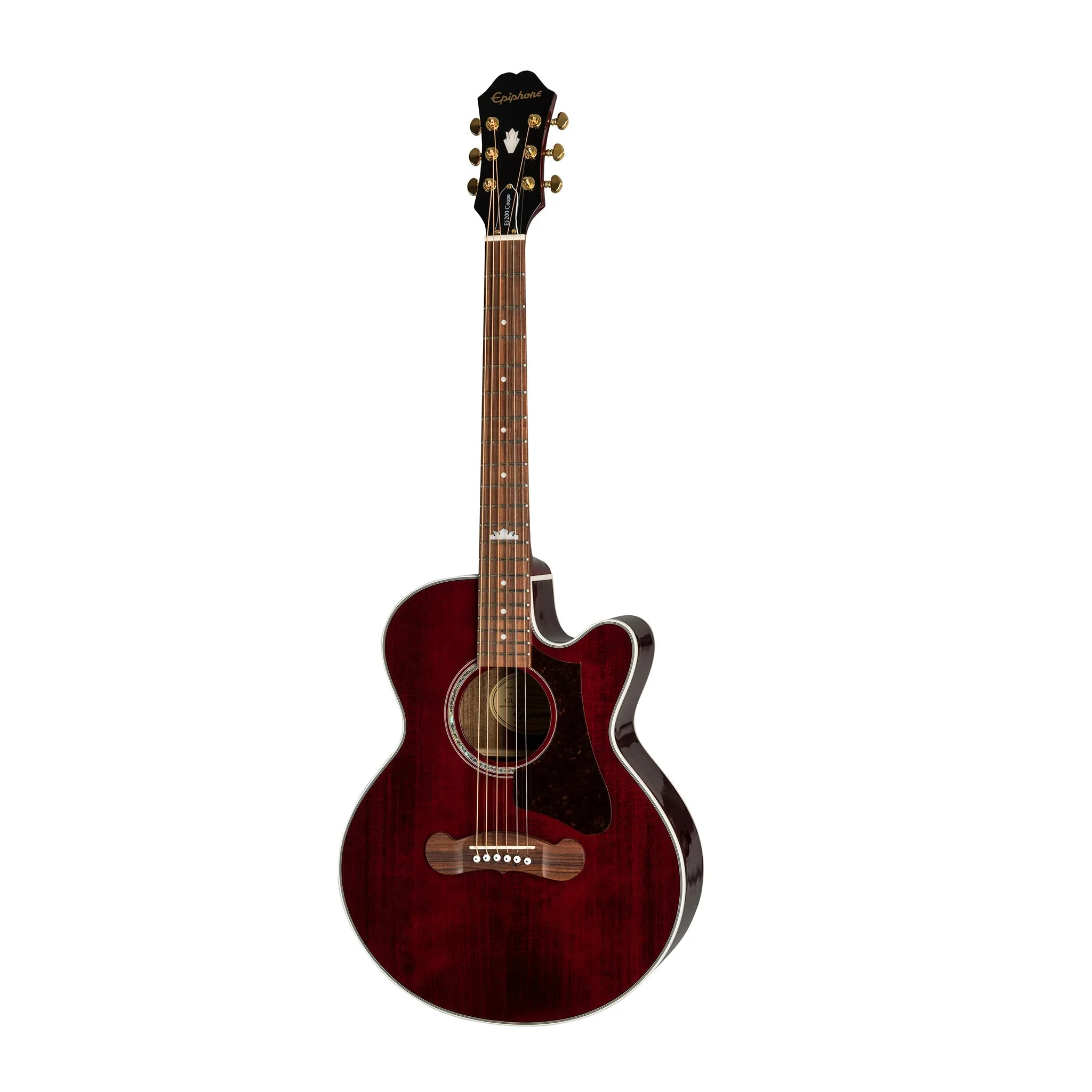 Epiphone EJ-200SCE Coupe Wine Red Acoustic Guitar