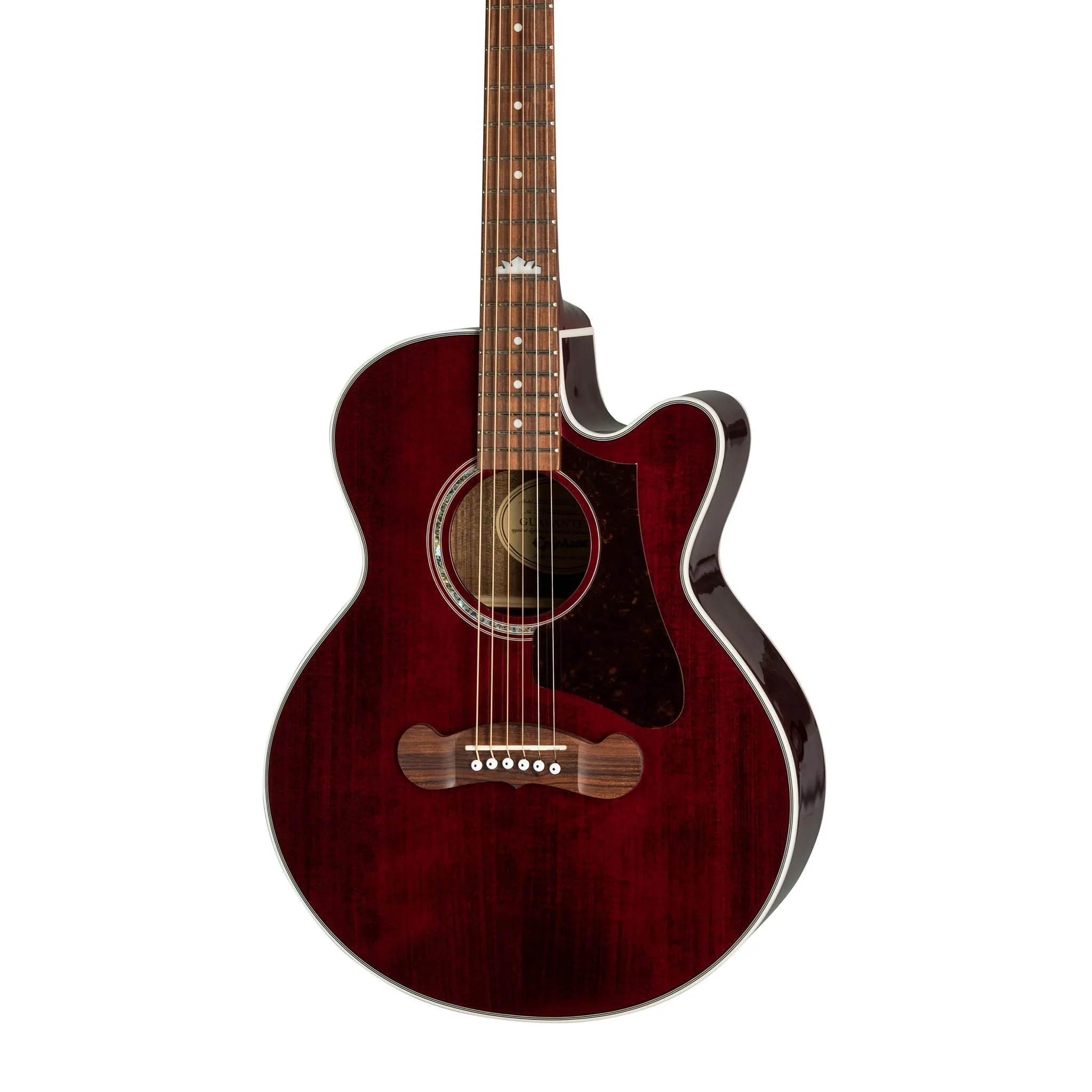 Epiphone EJ-200SCE Coupe Wine Red Acoustic Guitar