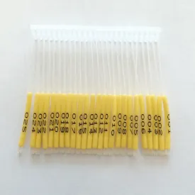 Fish Tags, Numbered 1-1000, Yellow