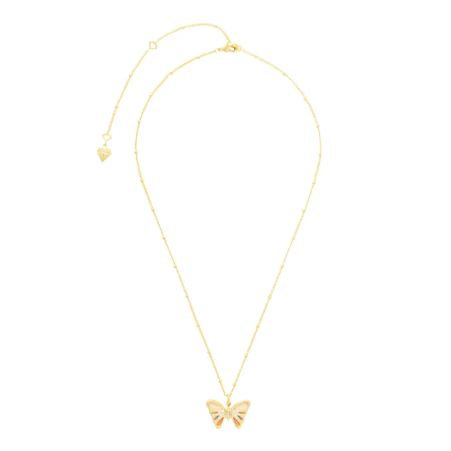 Flutter Gold Necklace