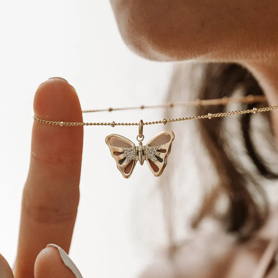 Flutter Gold Necklace