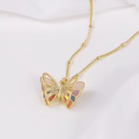 Flutter Gold Necklace