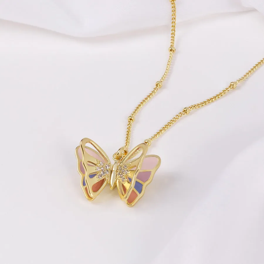 Flutter Gold Necklace