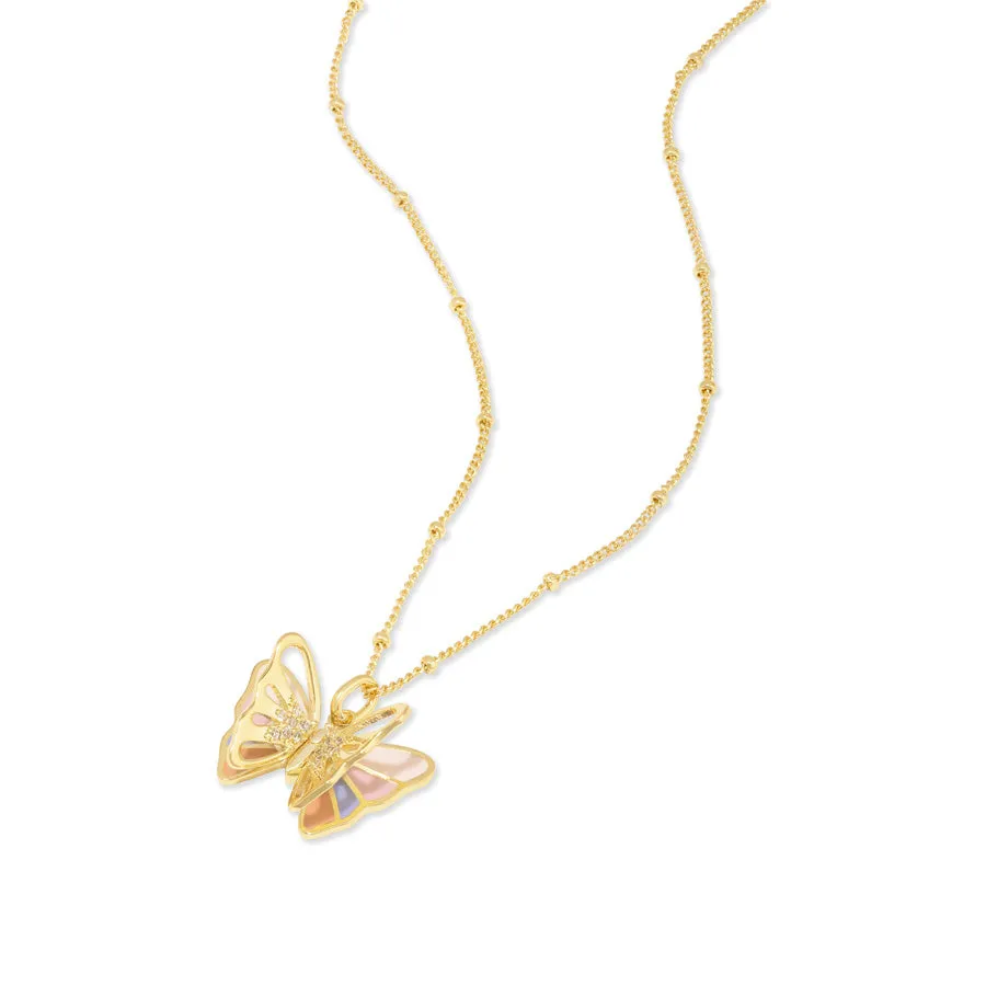 Flutter Gold Necklace