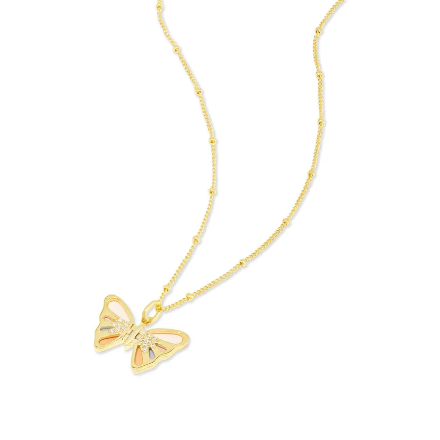 Flutter Gold Necklace