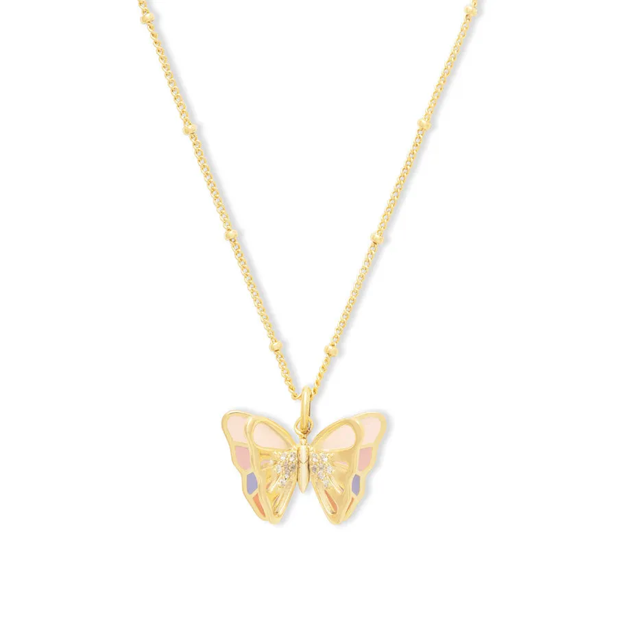 Flutter Gold Necklace