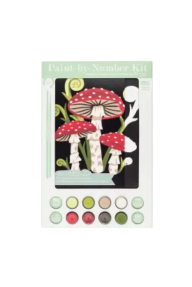 Fly Agaric Mushrooms Paint-by-Number Kit