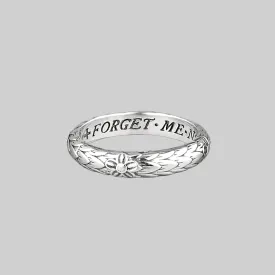 Forget Me Not Posie Ring - Silver