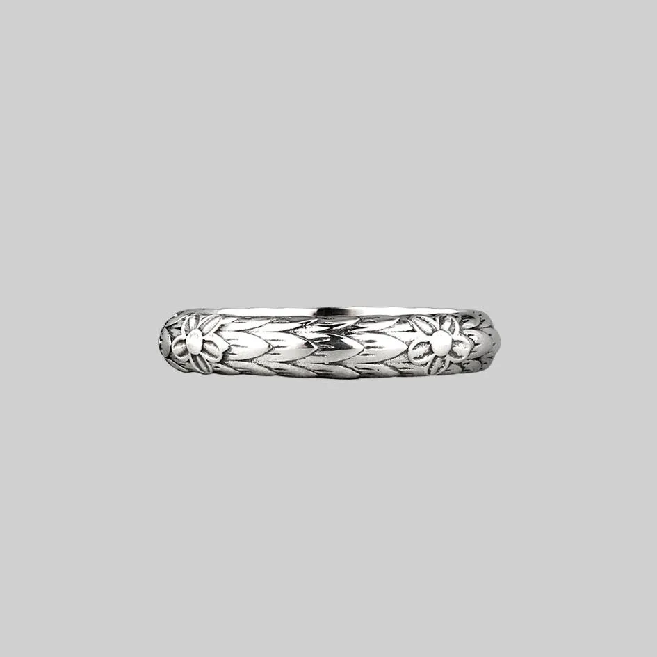 Forget Me Not Posie Ring - Silver