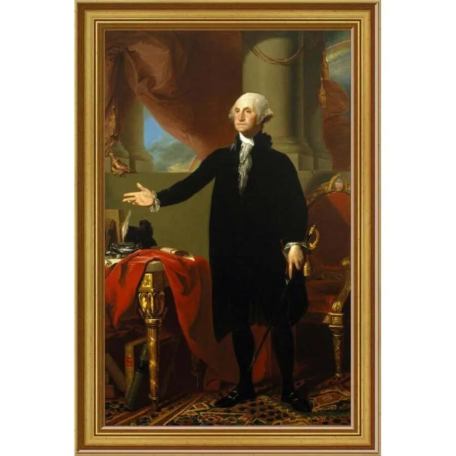 George Washington Lansdowne Portrait Framed Print - Small Edition