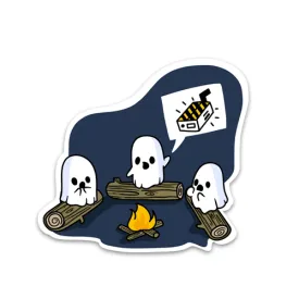 Ghost campaign Sticker