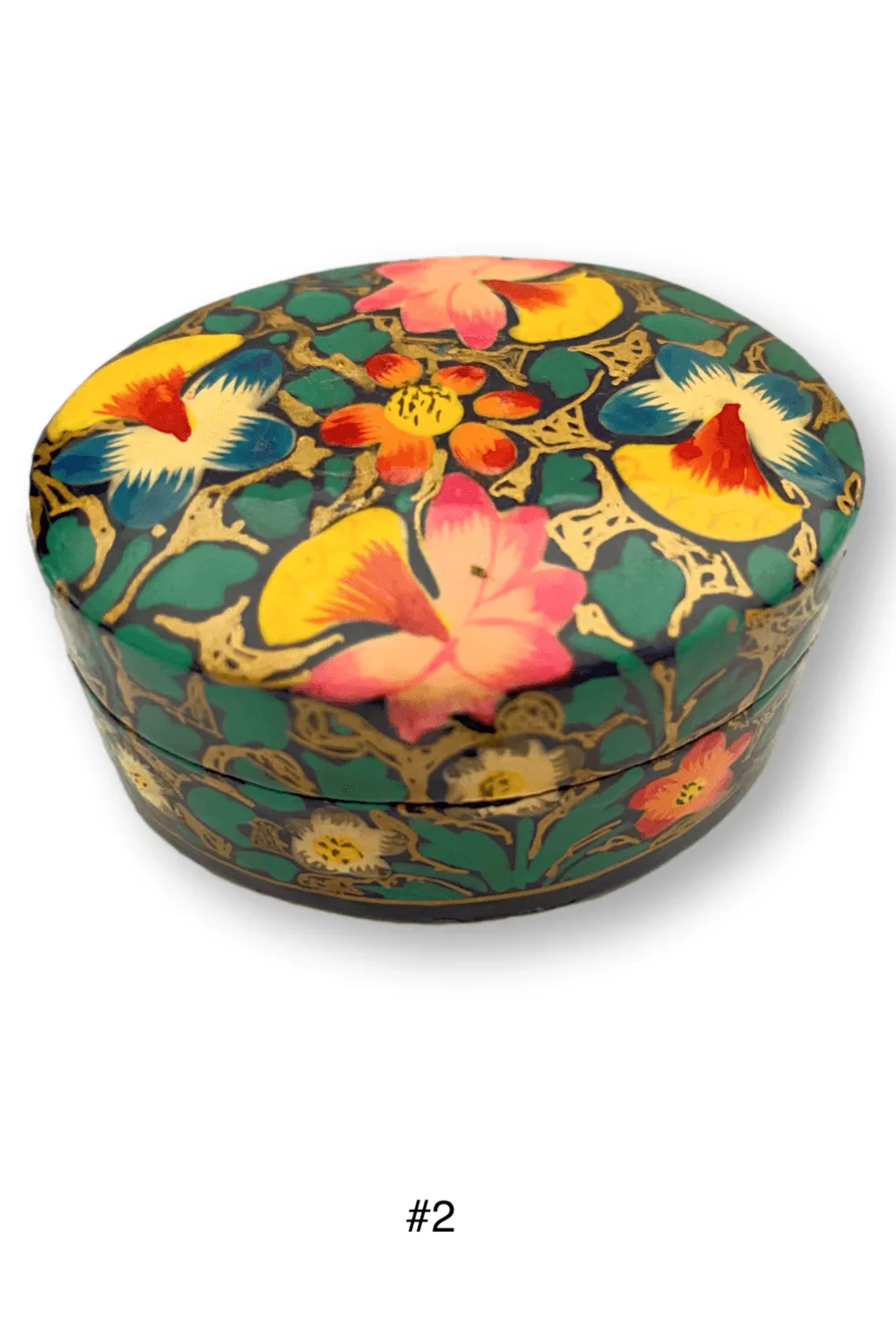 Hand Painted Floral Boxes