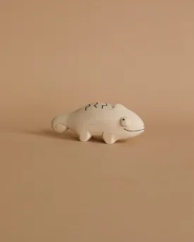 Handmade Tiny Wooden Animals - Chameleon