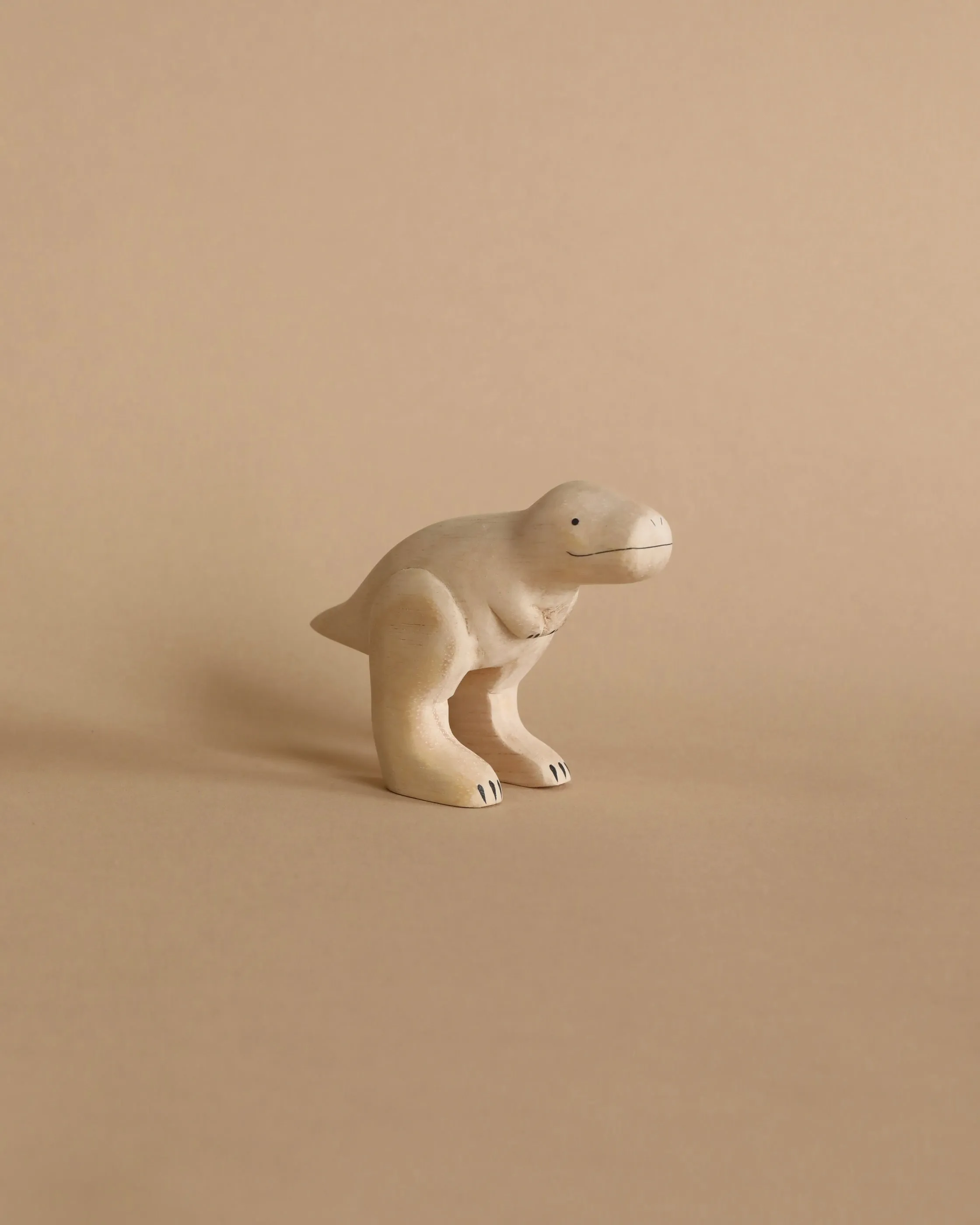 Handmade Tiny Wooden Dinosaurs - T-Rex