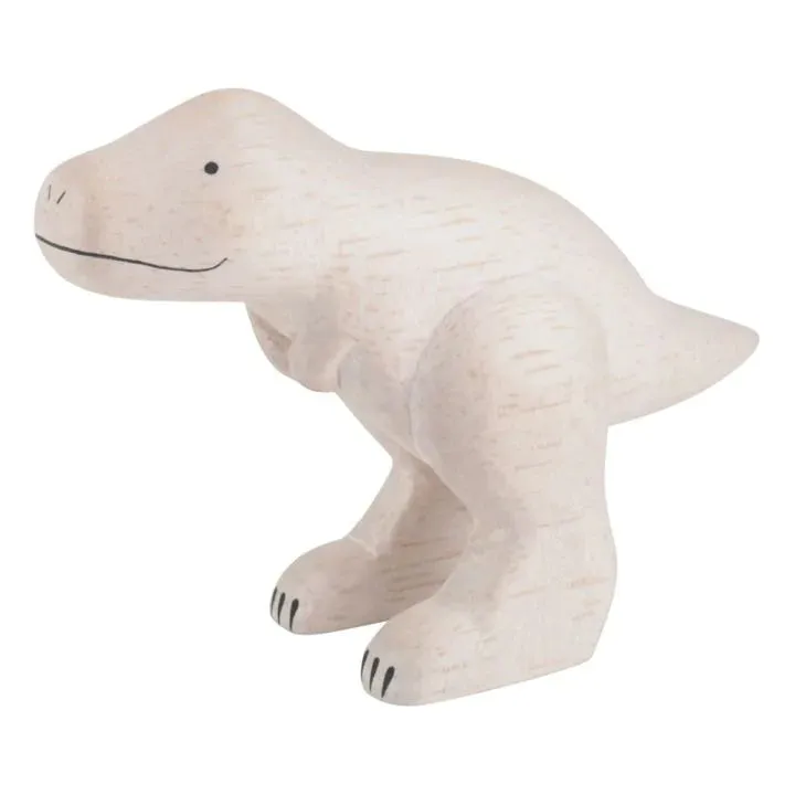 Handmade Tiny Wooden Dinosaurs - T-Rex