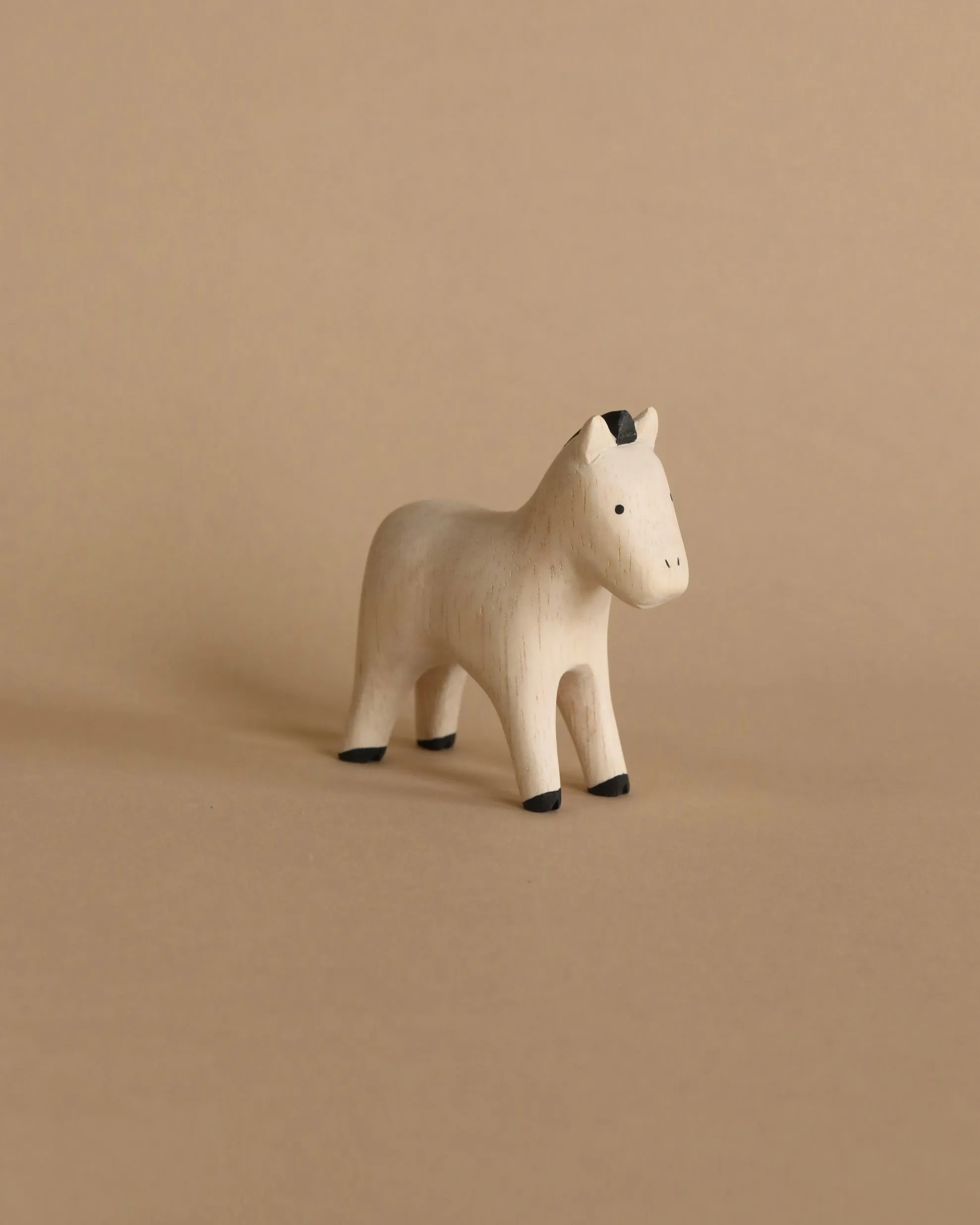 Handmade Tiny Wooden Farm Animals - Horse