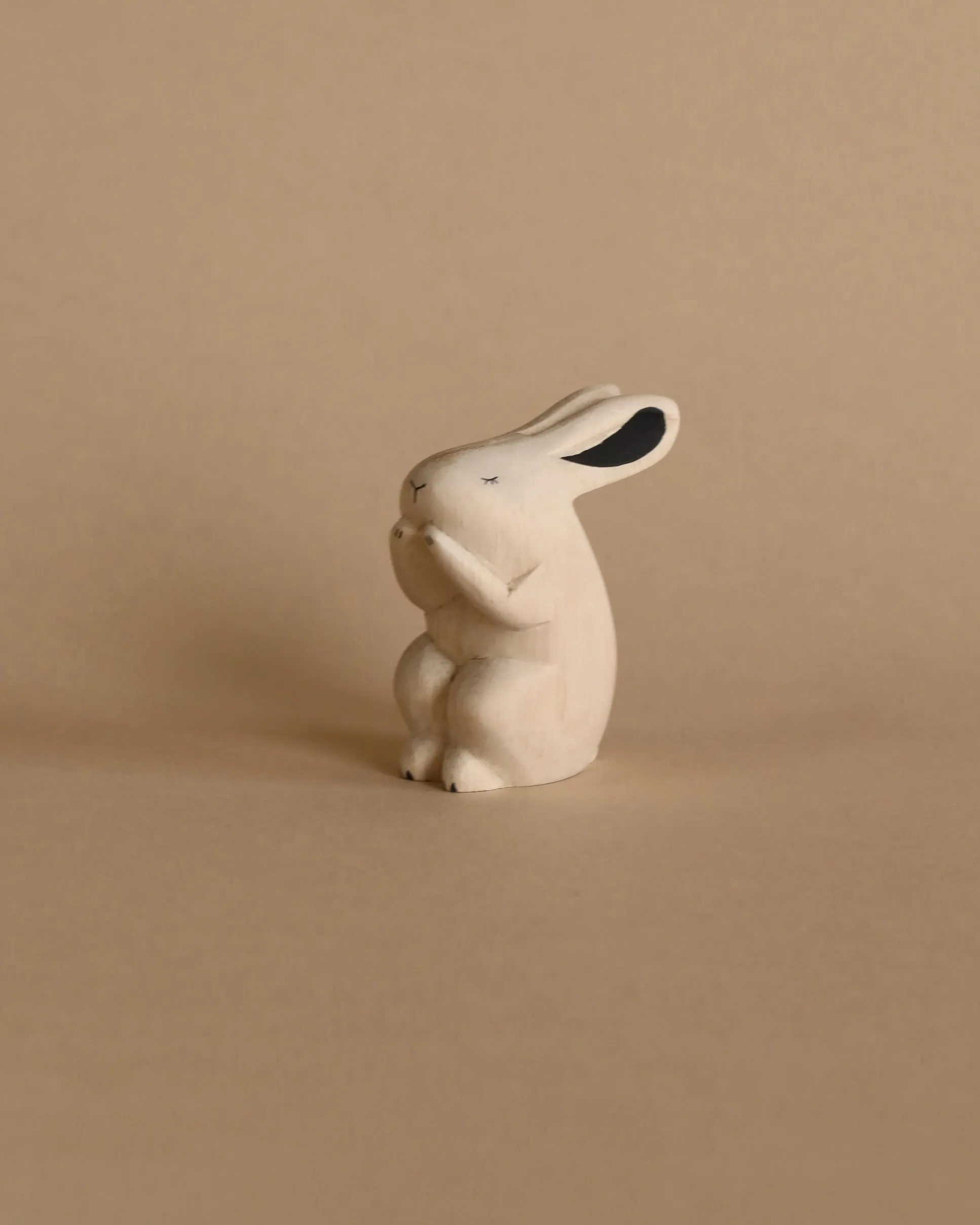 Handmade Tiny Wooden Forest Animals - Bunny