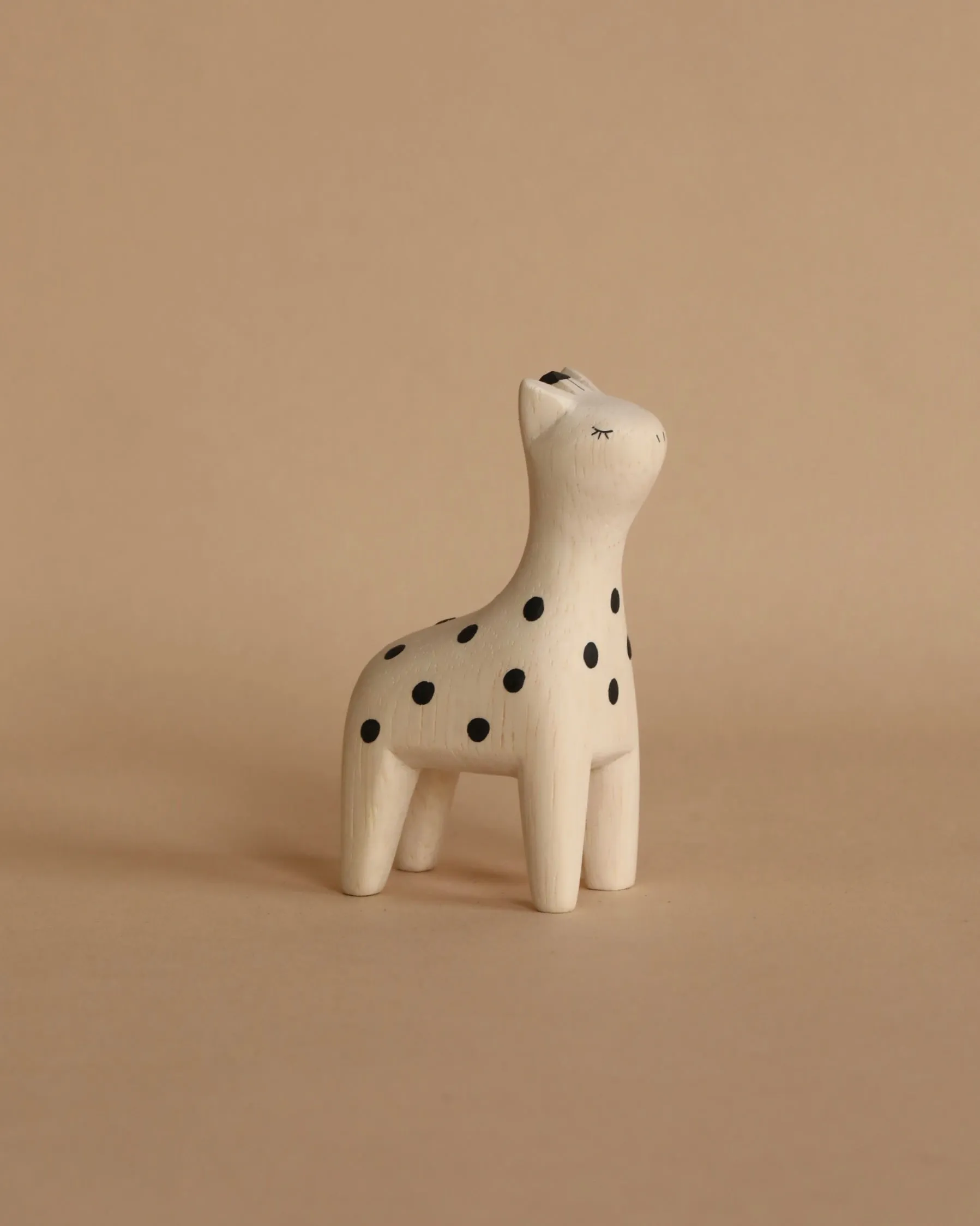 Handmade Tiny Wooden Safari Animals - Giraffe