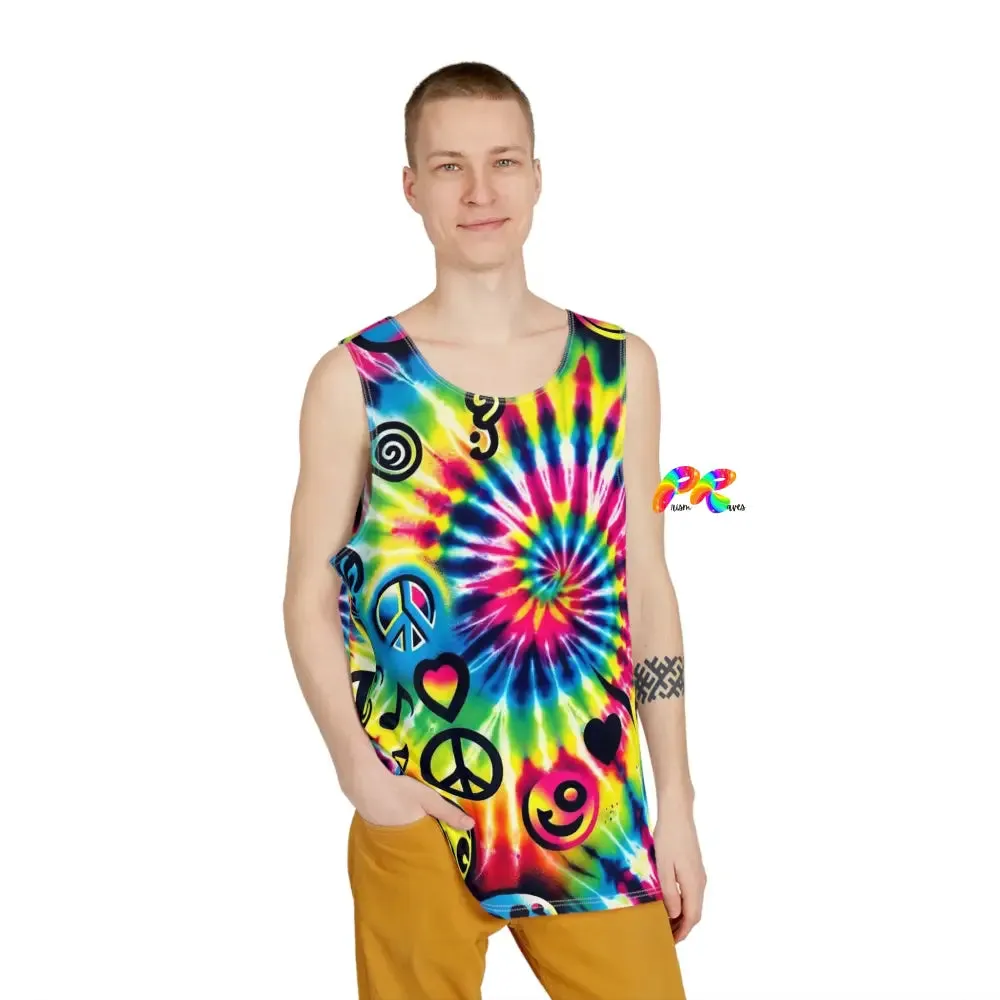 Happy Vibes Men's Rave Tank Top