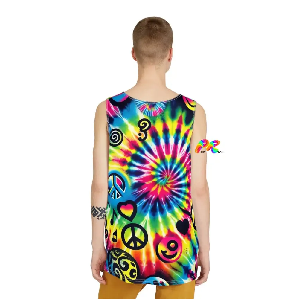 Happy Vibes Men's Rave Tank Top