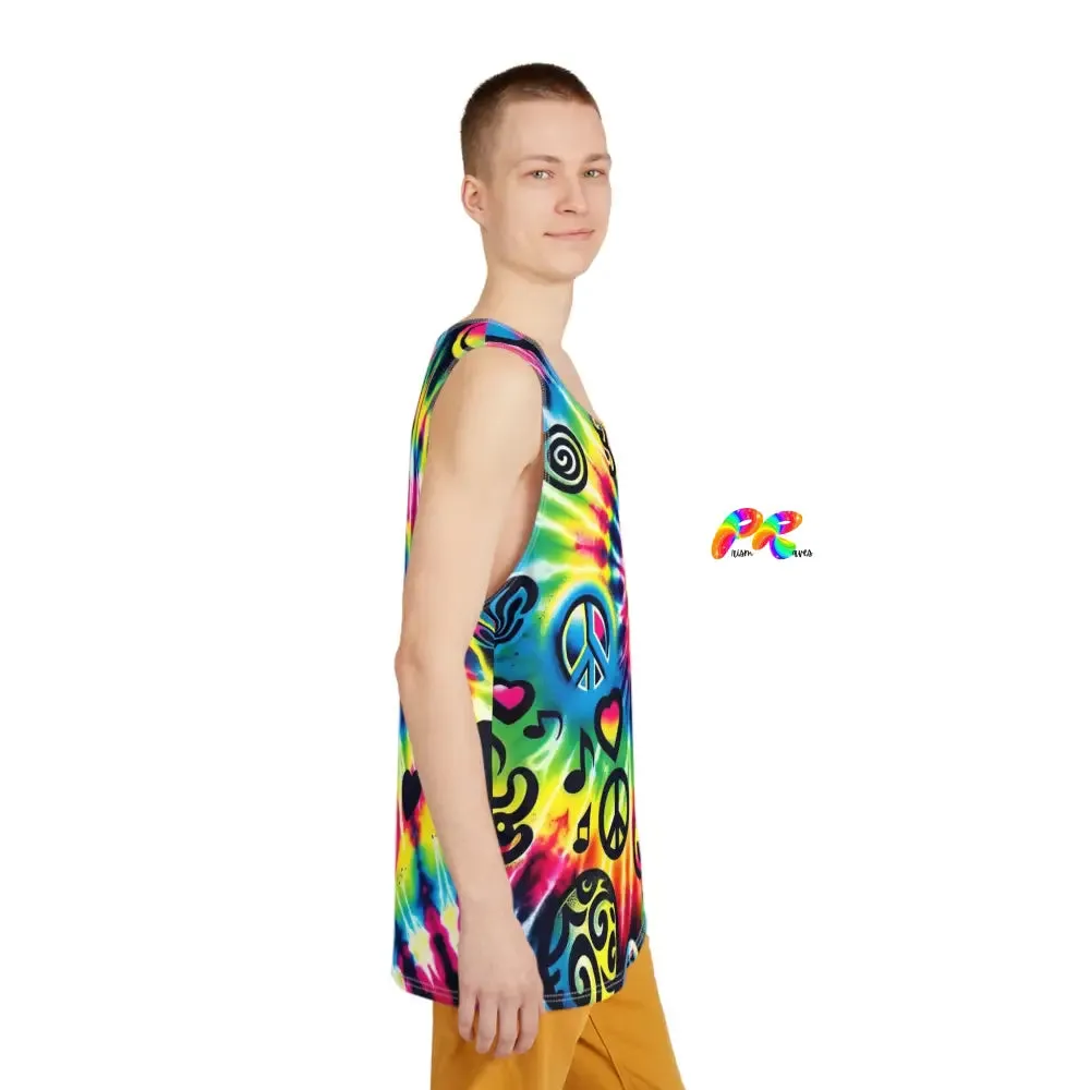 Happy Vibes Men's Rave Tank Top