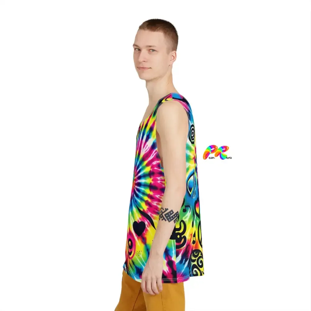 Happy Vibes Men's Rave Tank Top