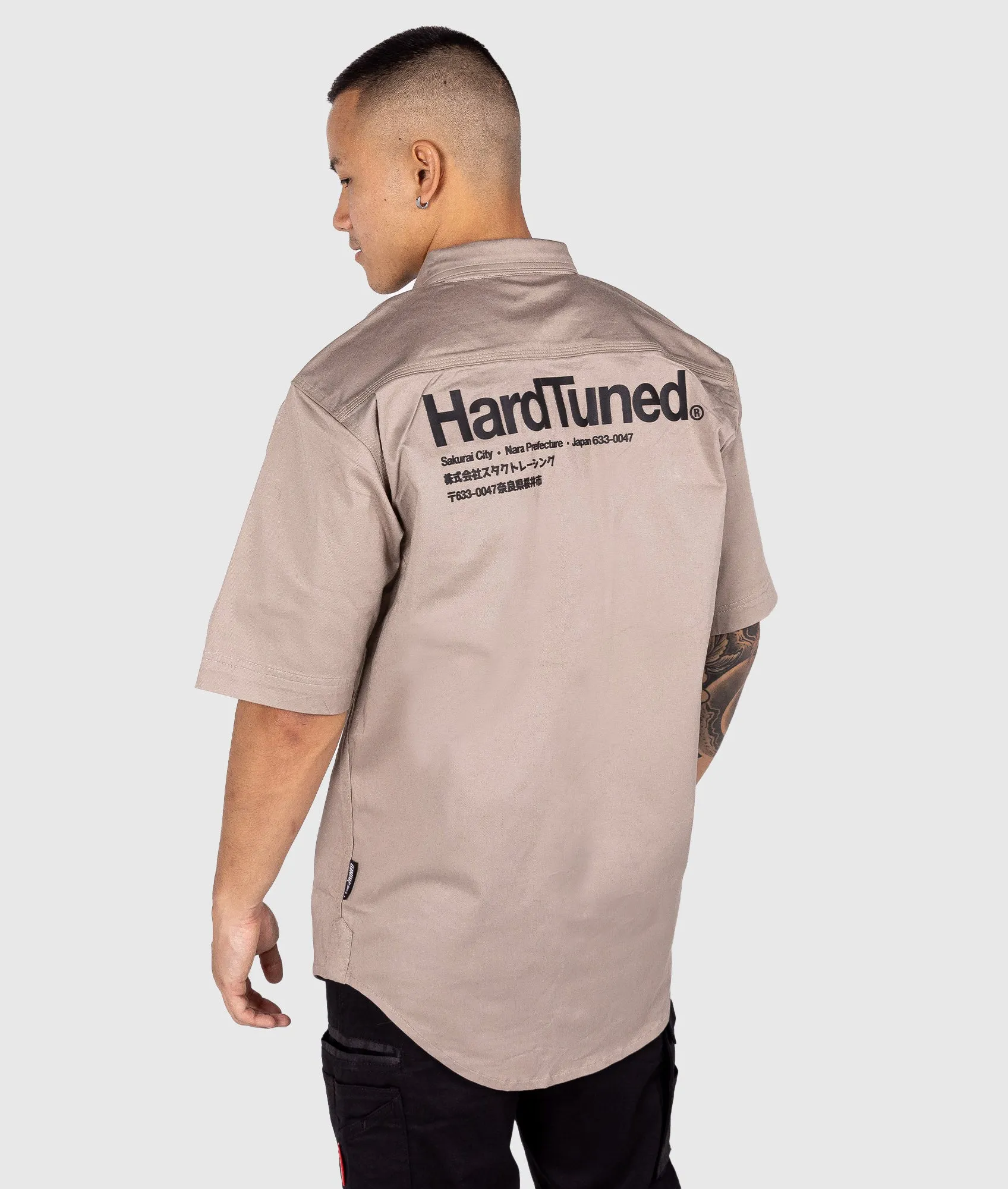 Hardtuned Short Sleeve Work Shirt - Tan