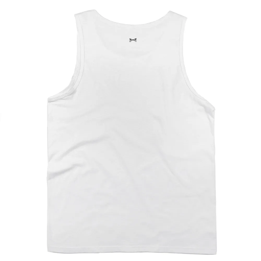 Headline Tank Top - White