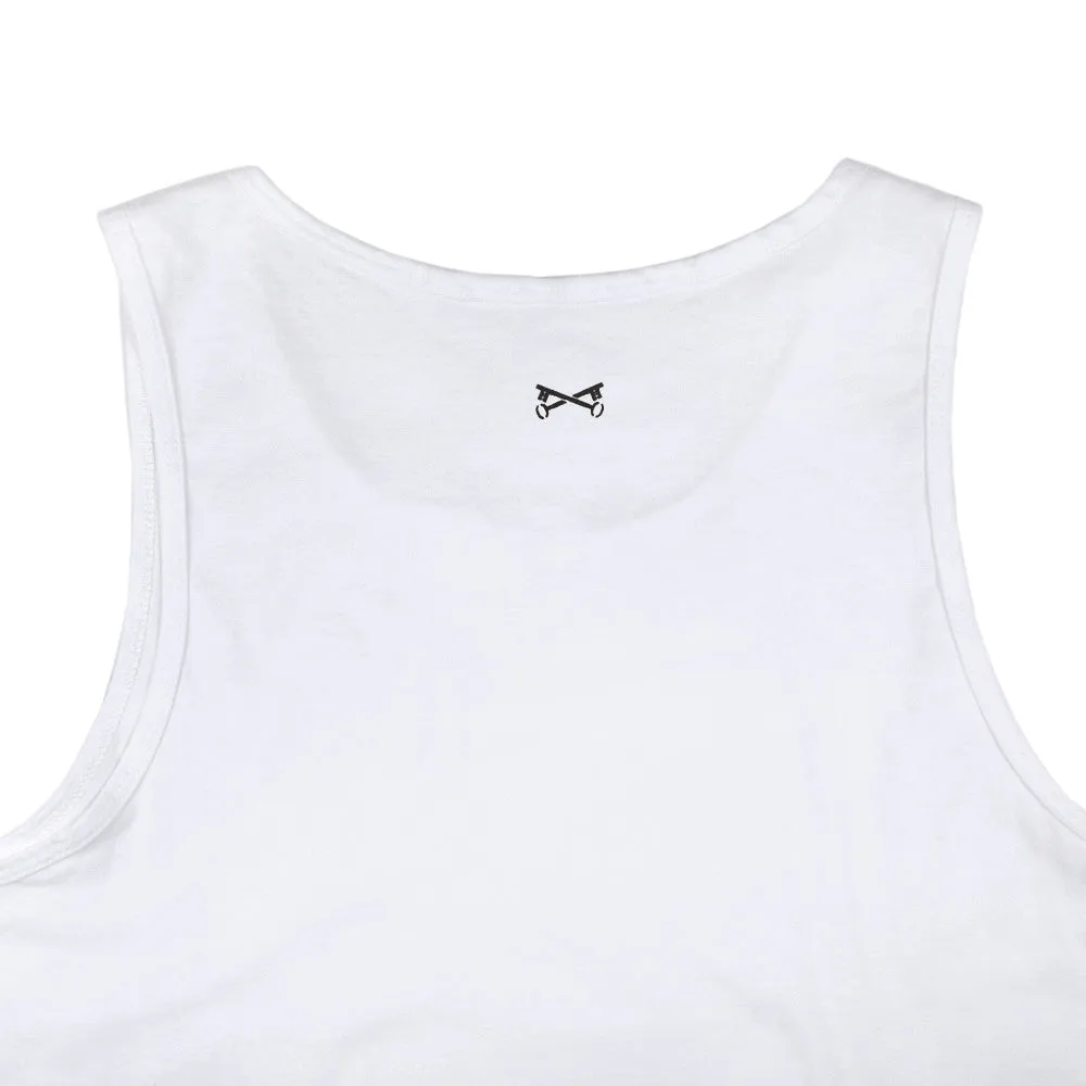 Headline Tank Top - White