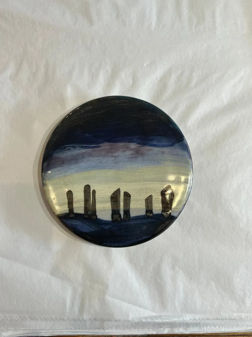 Highland Stoneware  Ring of Brodgar "Night Sky" Trivet