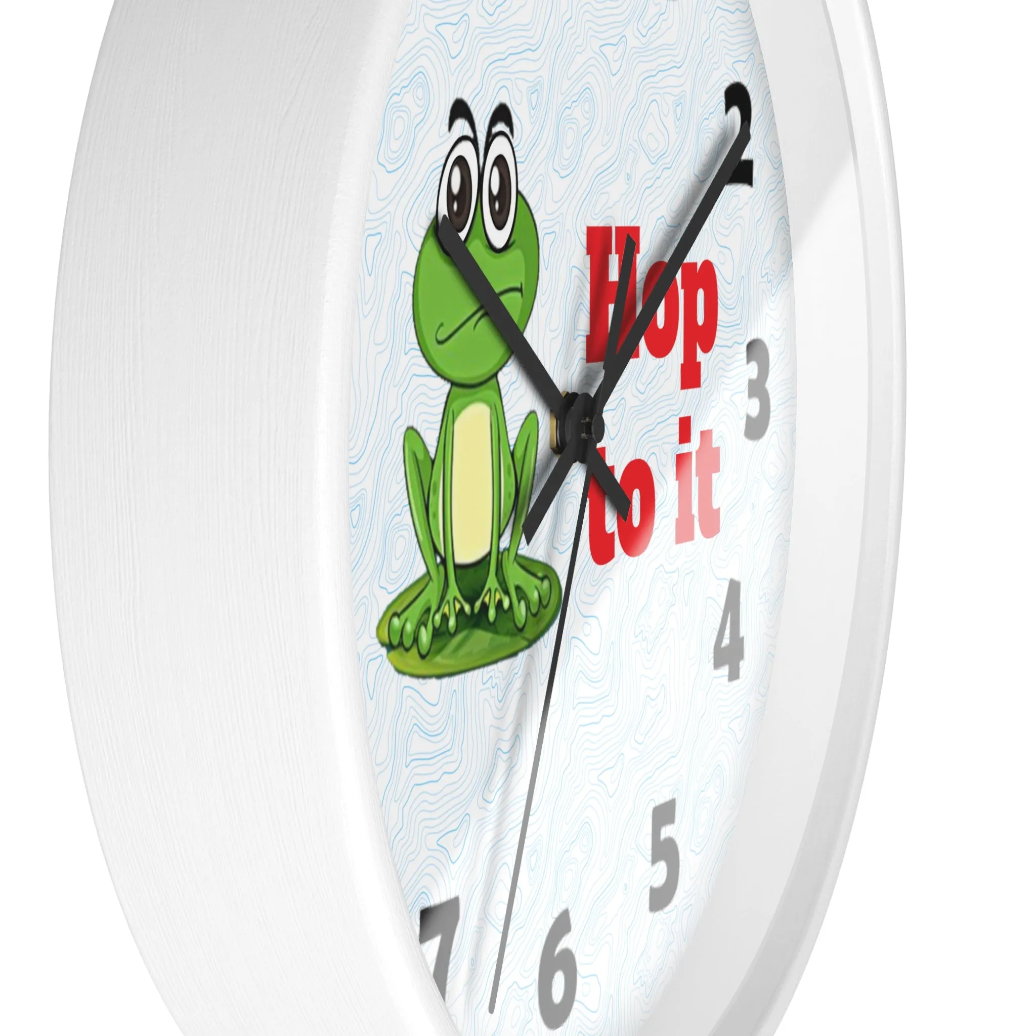 Hop to It Wall Clock, Frog Wall Clock