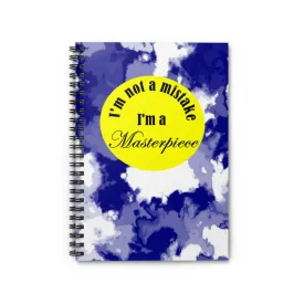 I'm Not a Mistake, Spiral Lined Notebook