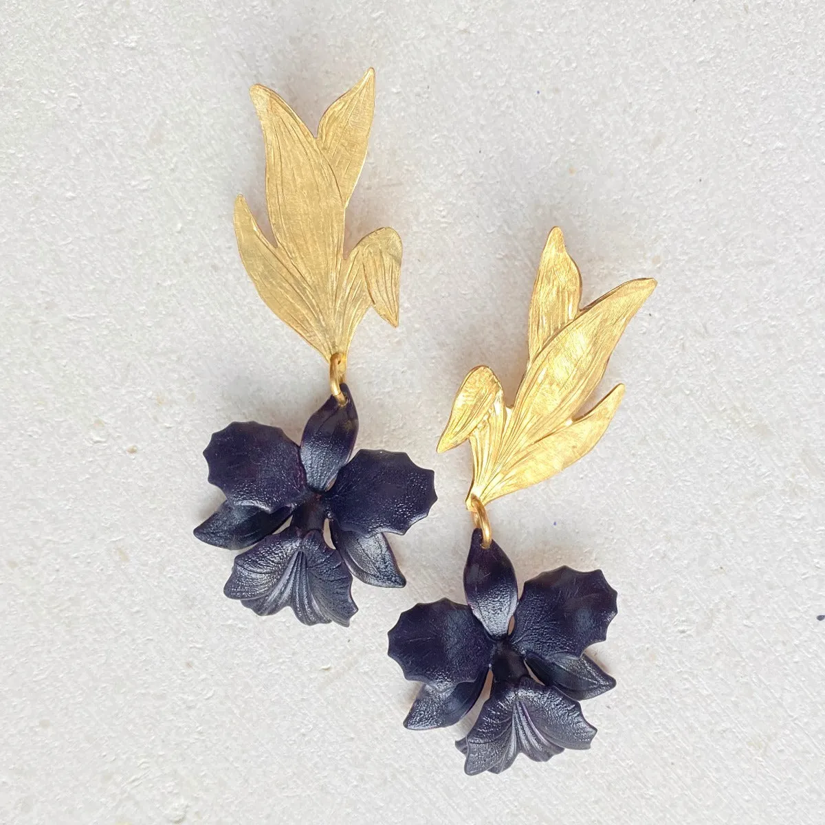 Kalea Orchid Earrings