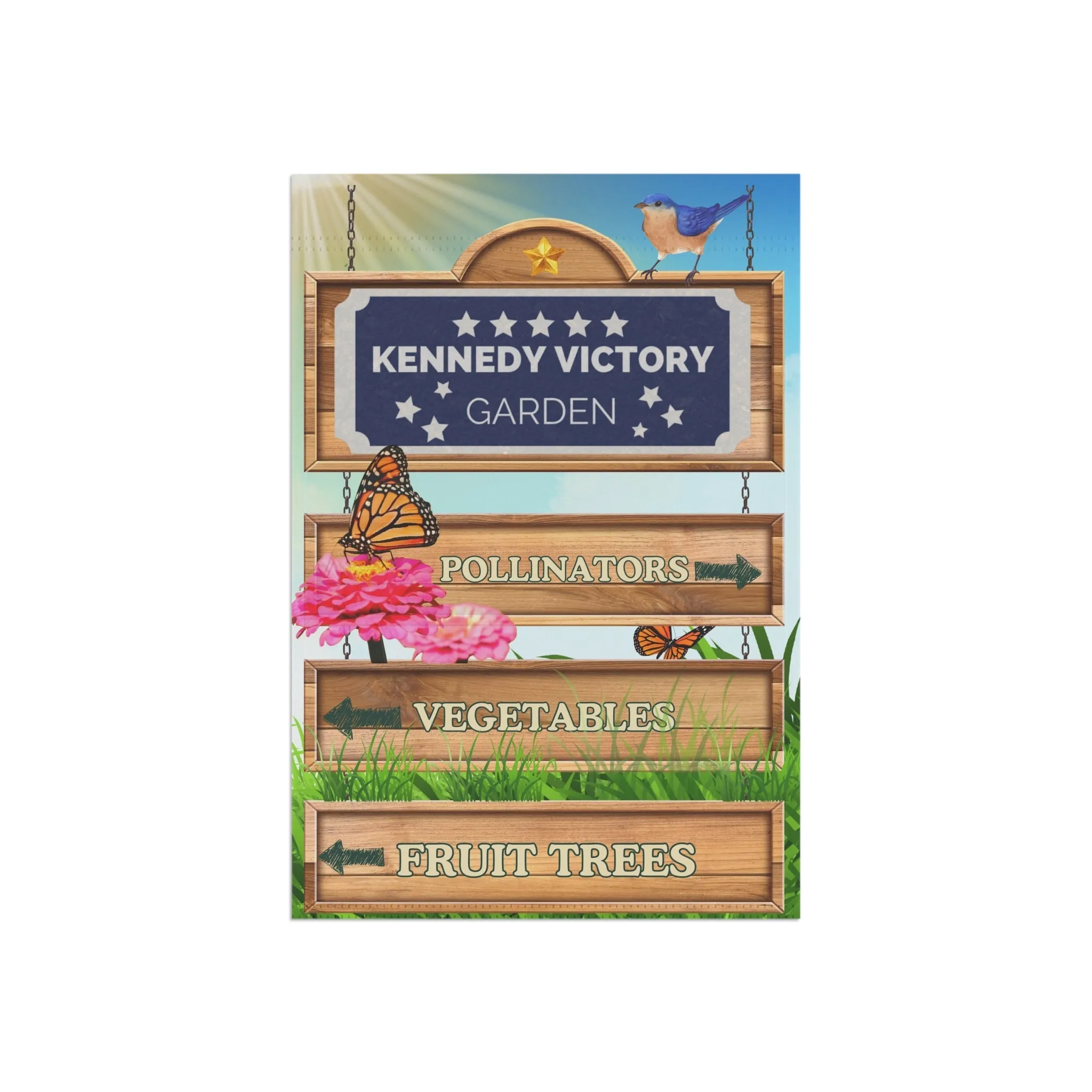 Kennedy Victory Garden Sign