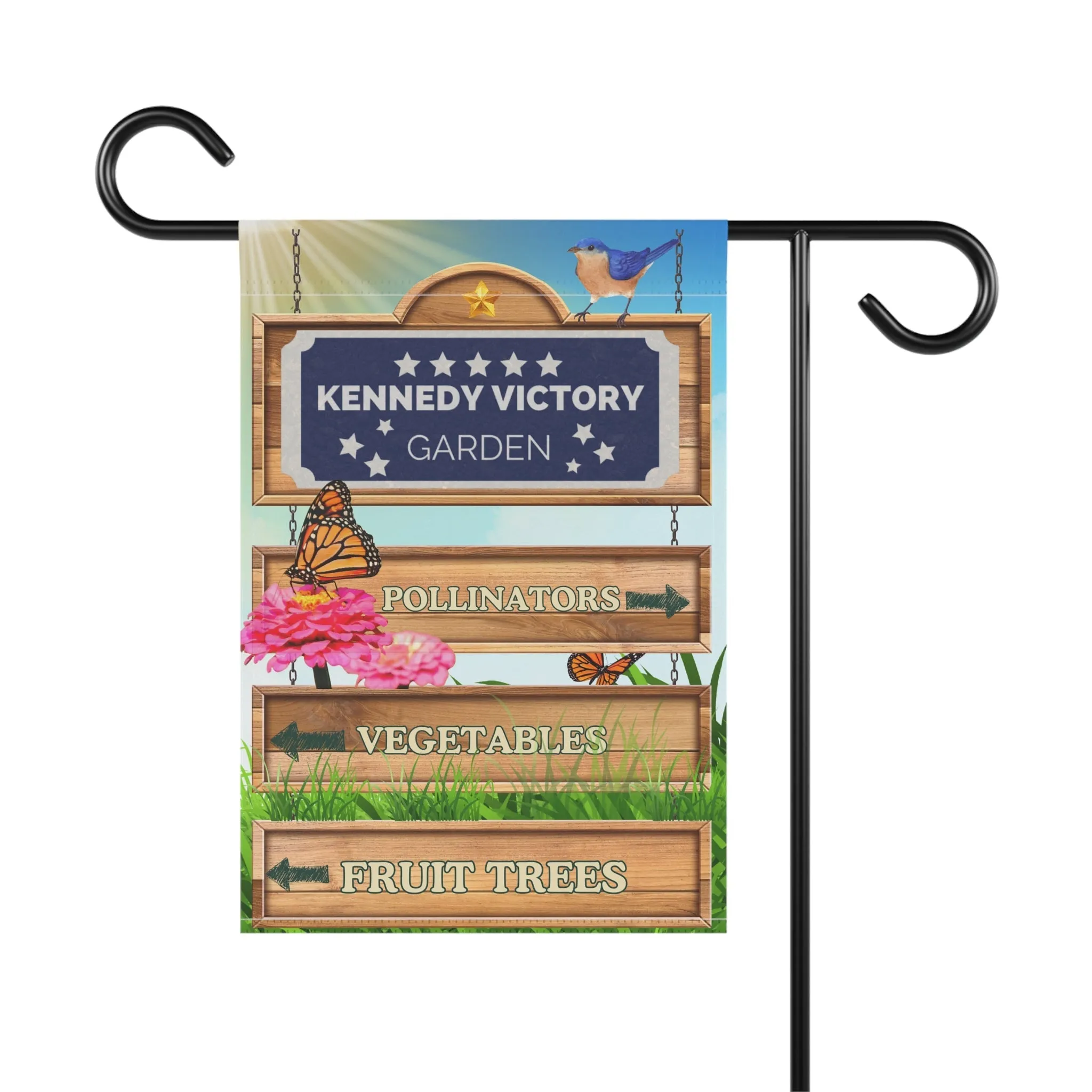 Kennedy Victory Garden Sign