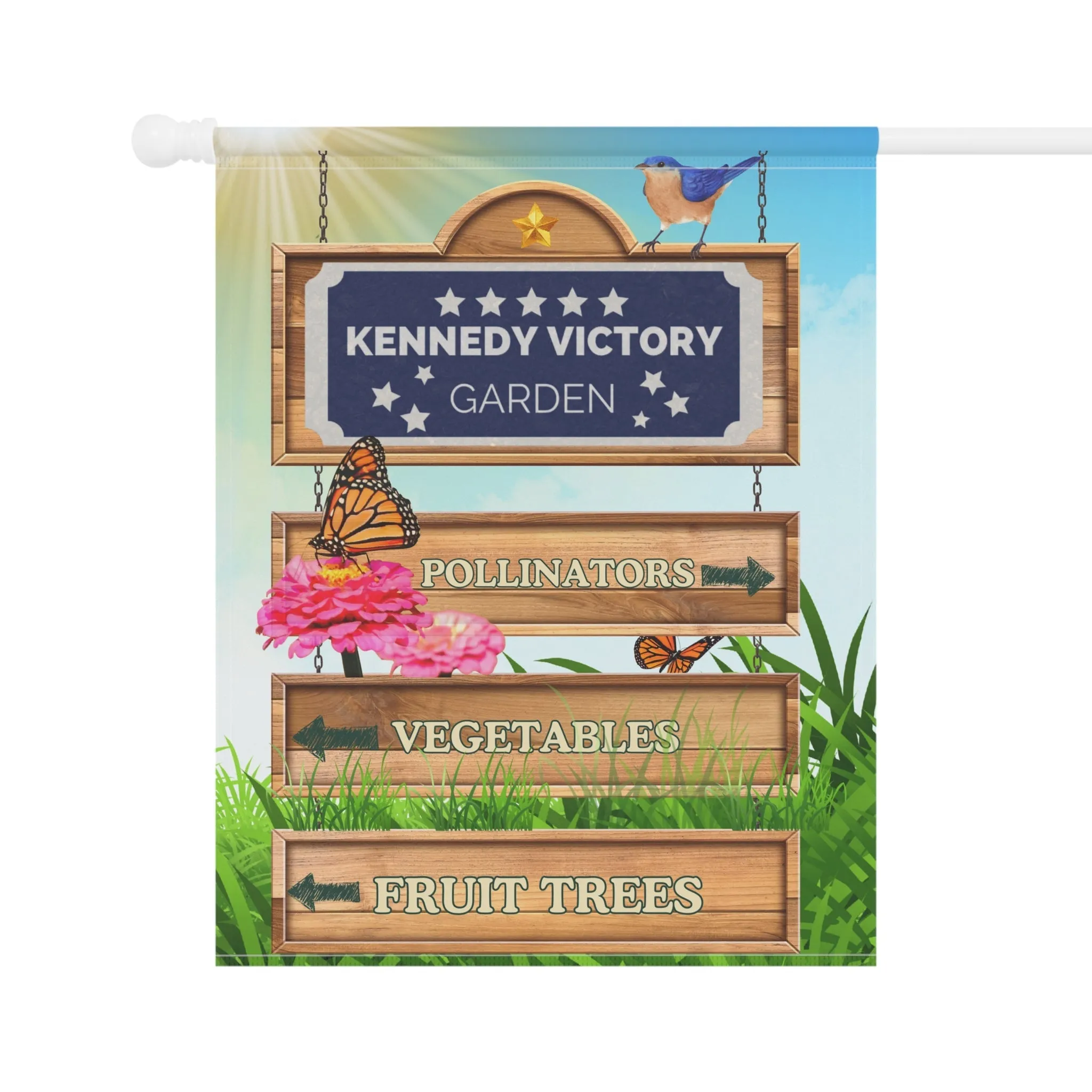 Kennedy Victory Garden Sign