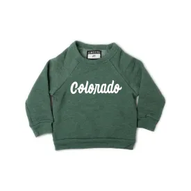 Kids Colorado Script Crewneck