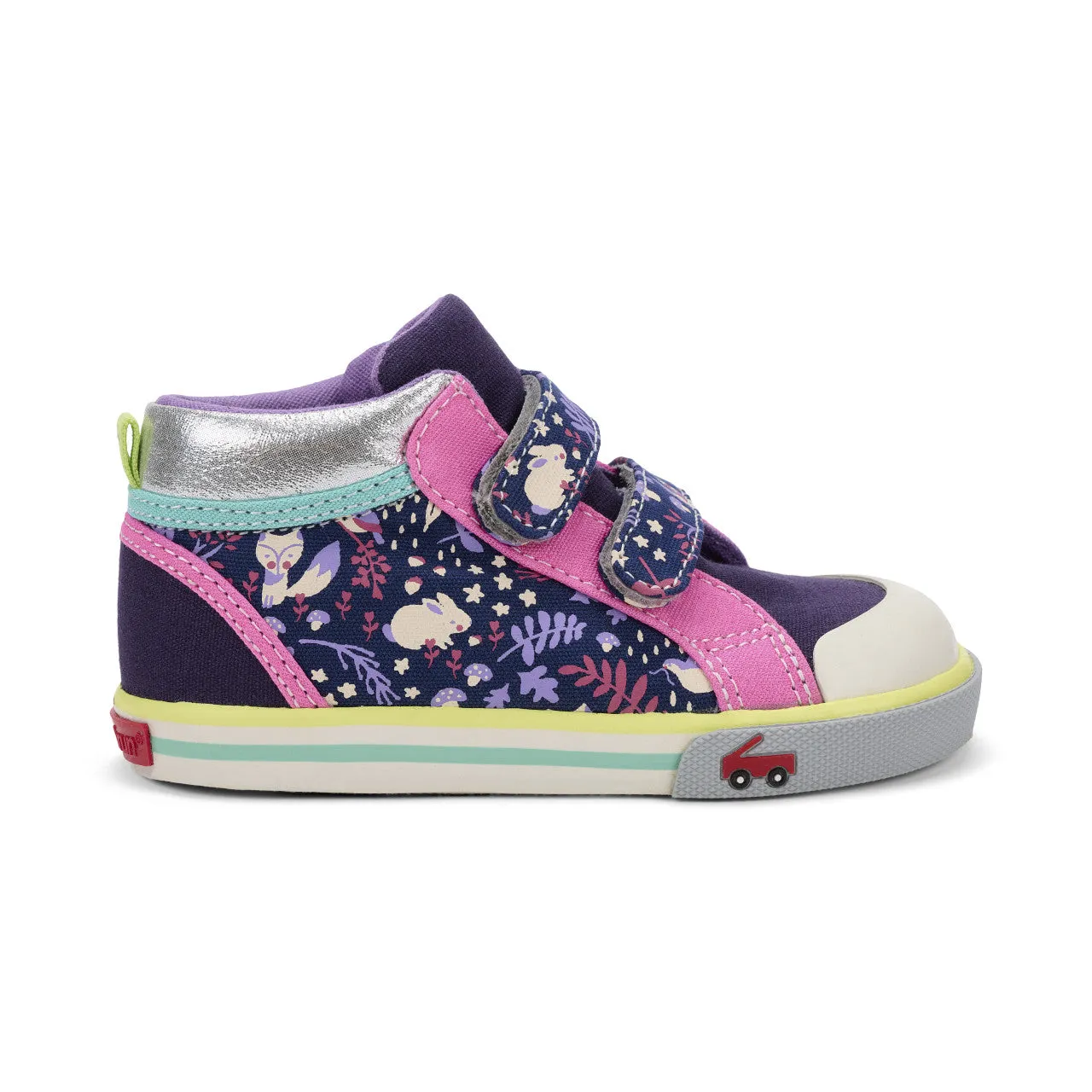 Kya Hi-Top Sneaker - Purple/Woodland