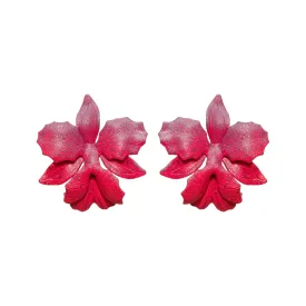 Laelia Orchid Studs