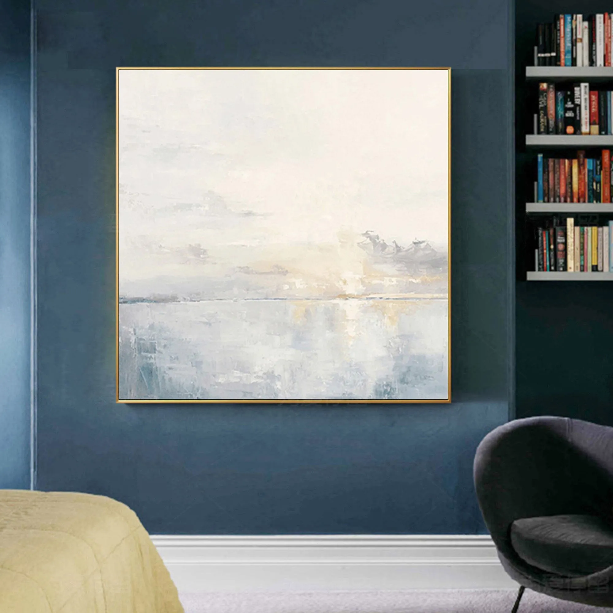 Large Ocean Sunset Painting on Canvas Painting Cloud Painting Op066