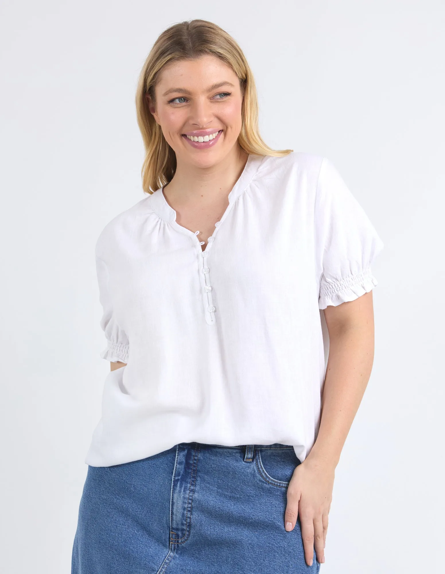 Loretta Top White