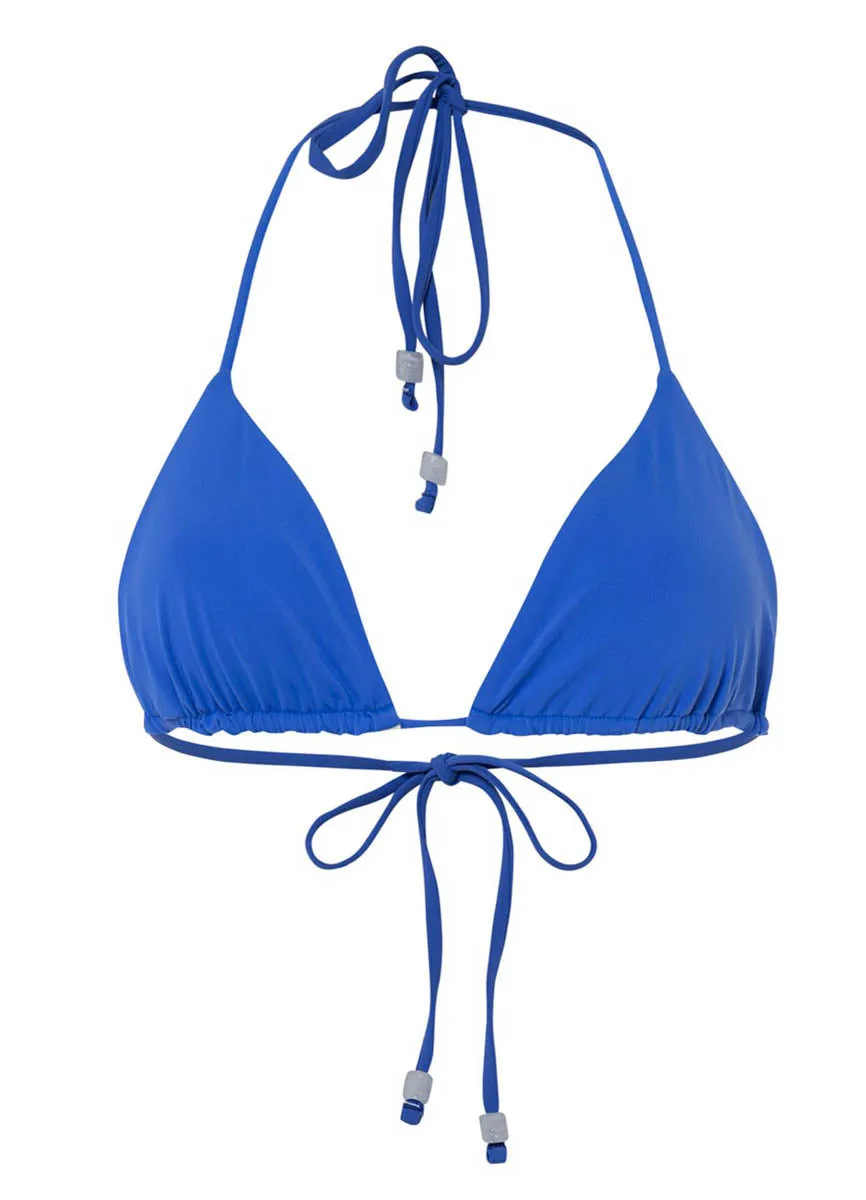 Maaji Lapis Blue Balmy Sliding Triangle Bikini Top