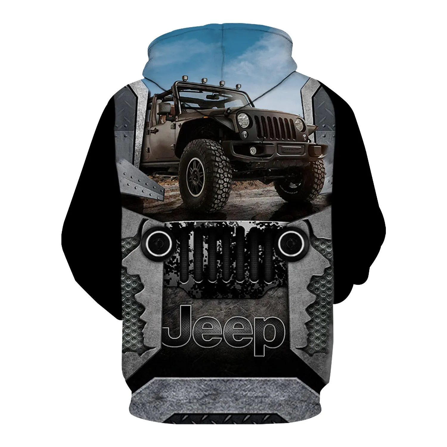 Metallic Jeep Rider - Hoodie