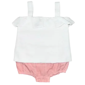 Millie Ruffle Bloomer Set – Shem Creek Shrimp Linen