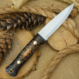 Mountaineer: Black Cast Pine Cone & Black Canvas