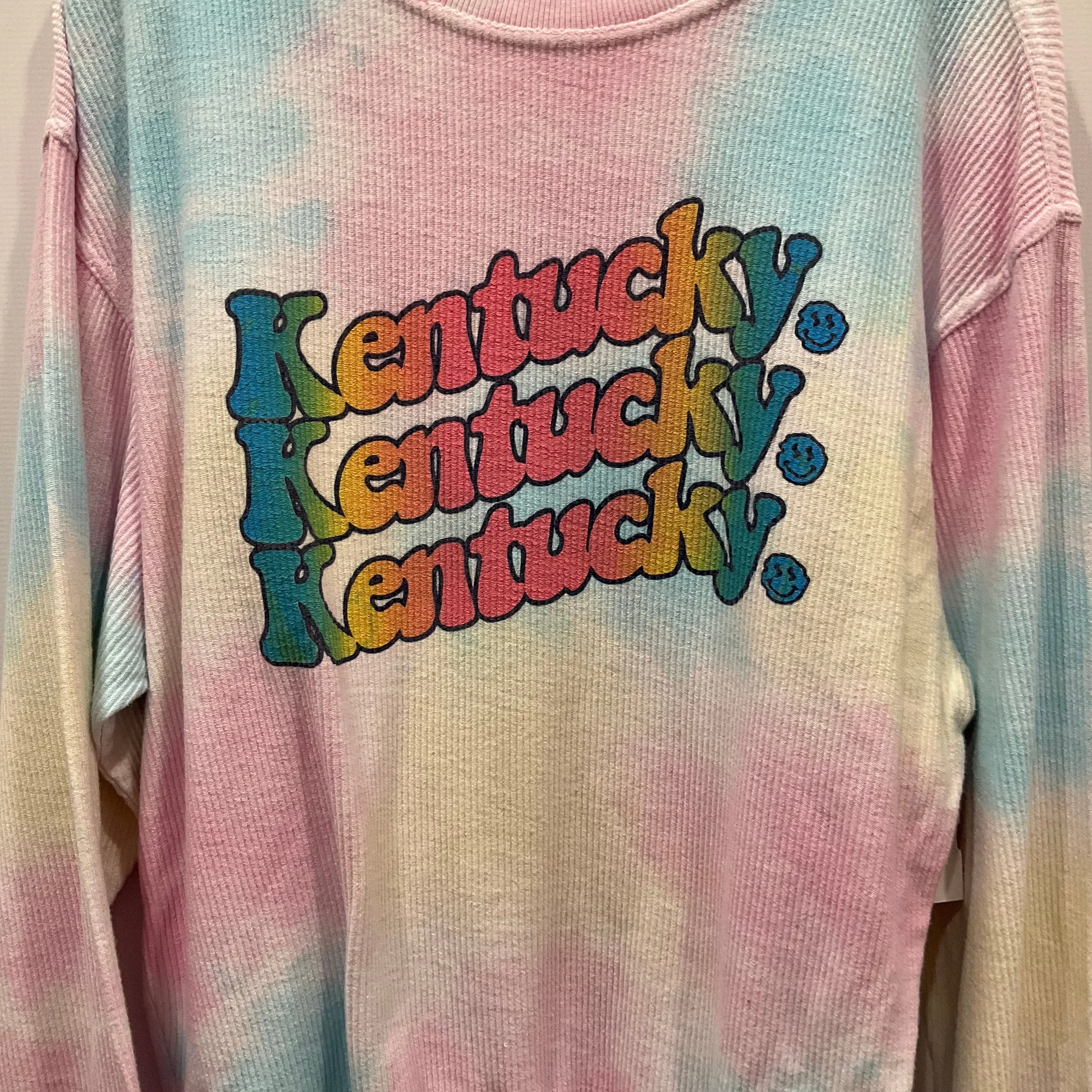 Multi-colored Top Long Sleeve Crewneck Cmc, Size S