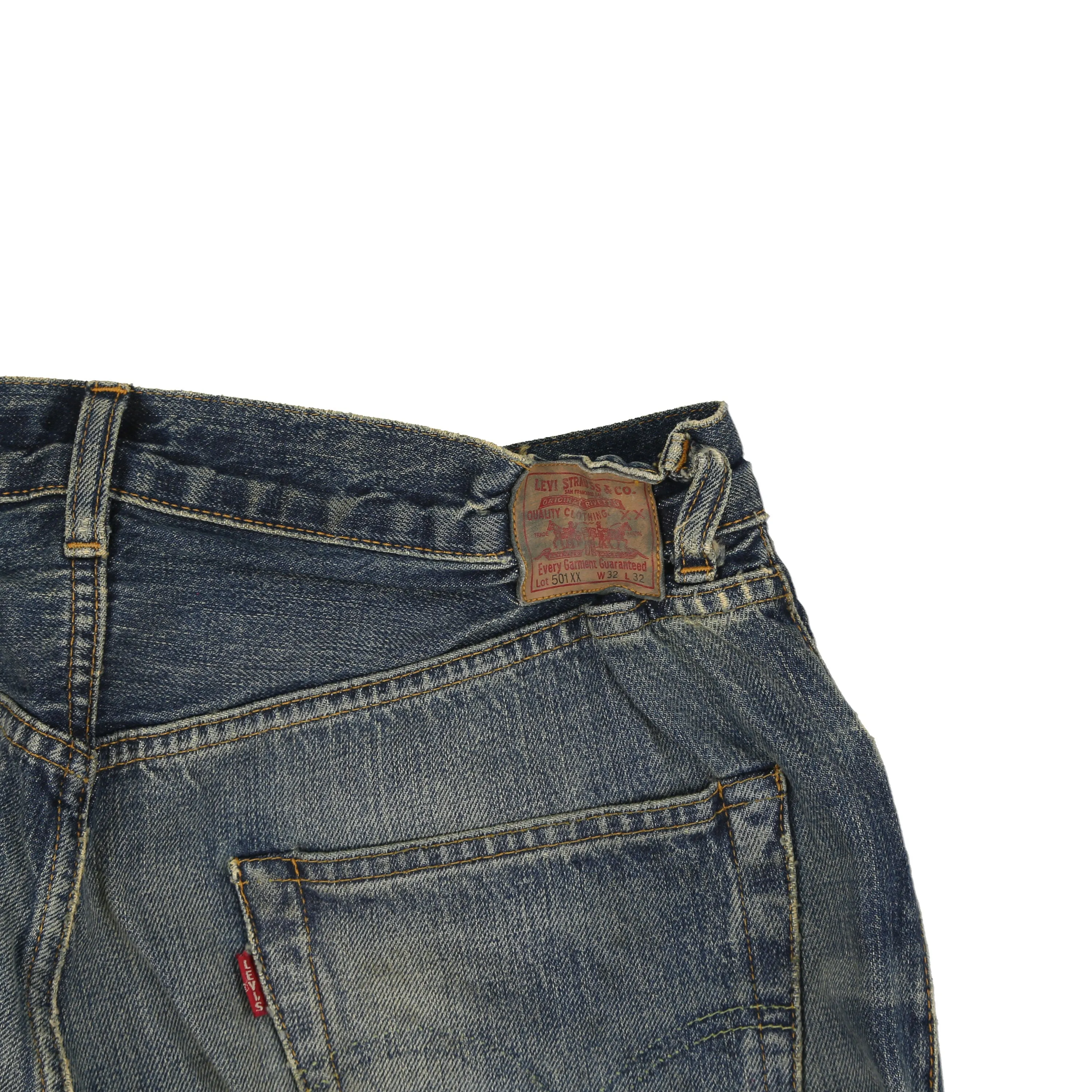 New Sample Levis LVC 501 Big E Selvedge Denim Jeans