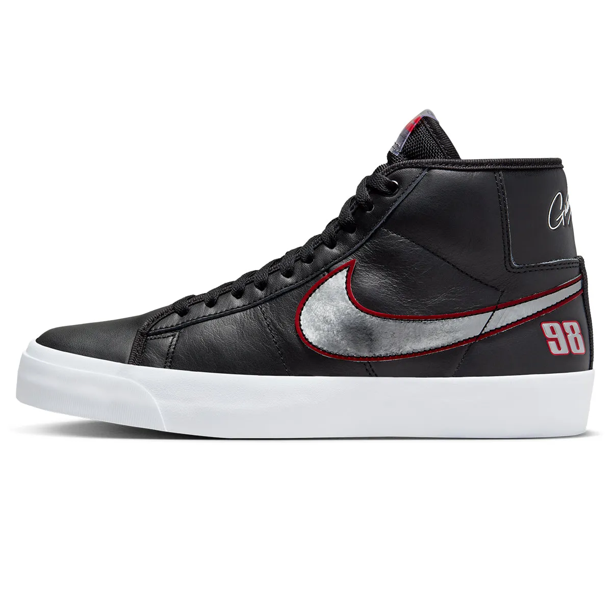 Nike SB Blazer Mid GT - Black/Metallic Silver FN4182-001