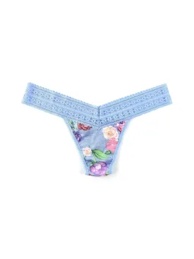 Printed DreamEase® Low Rise Thong Chatsworth House